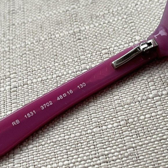 Ray-Ban Women Eyeglasses Dark brown/ Pink Glasses RB1531 48[]16 130 Frame - Picture 7 of 13